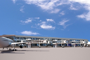 Dubrovnik, 12. svibnja 2010. - izgled novouređenog putničkog terminala u dubrovačkoj Zračnoj luci